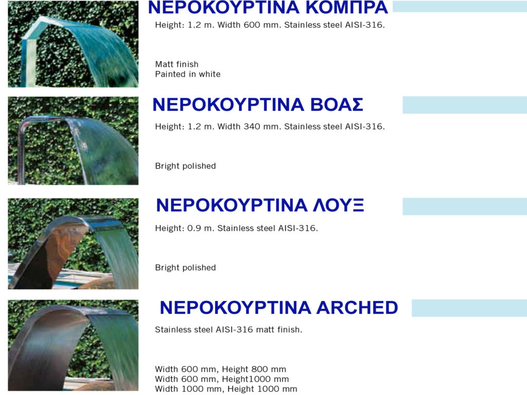 Παιχνίδια νερού πισίνας
