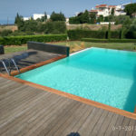 Επικάλυψη πισίνας με βαφή