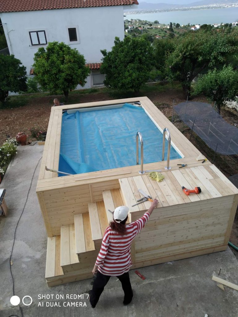 ξυλινη επενδυση technypools